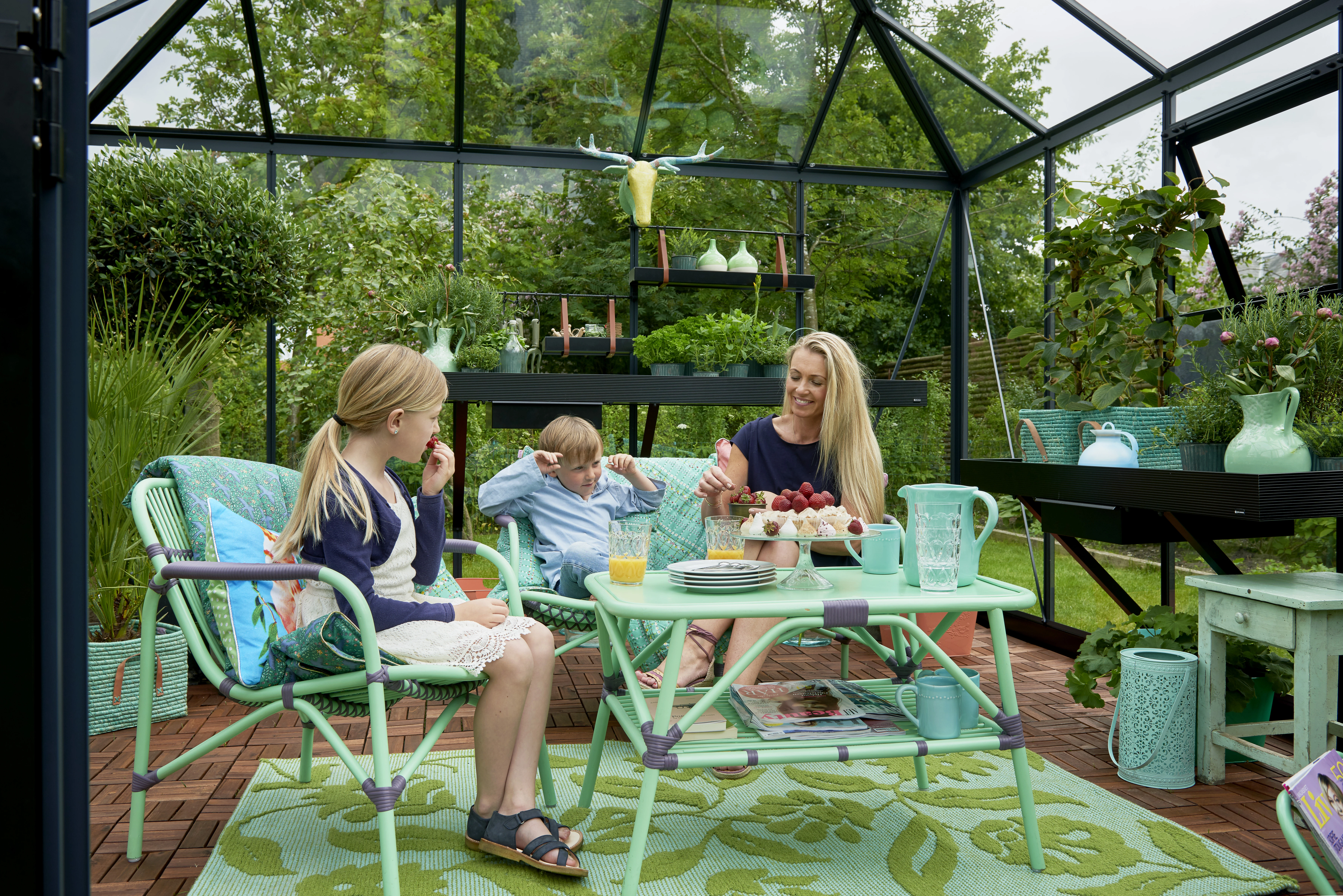 Royal Well Tuinkamer Oase 8,8 Antraciet - Afbeelding 3